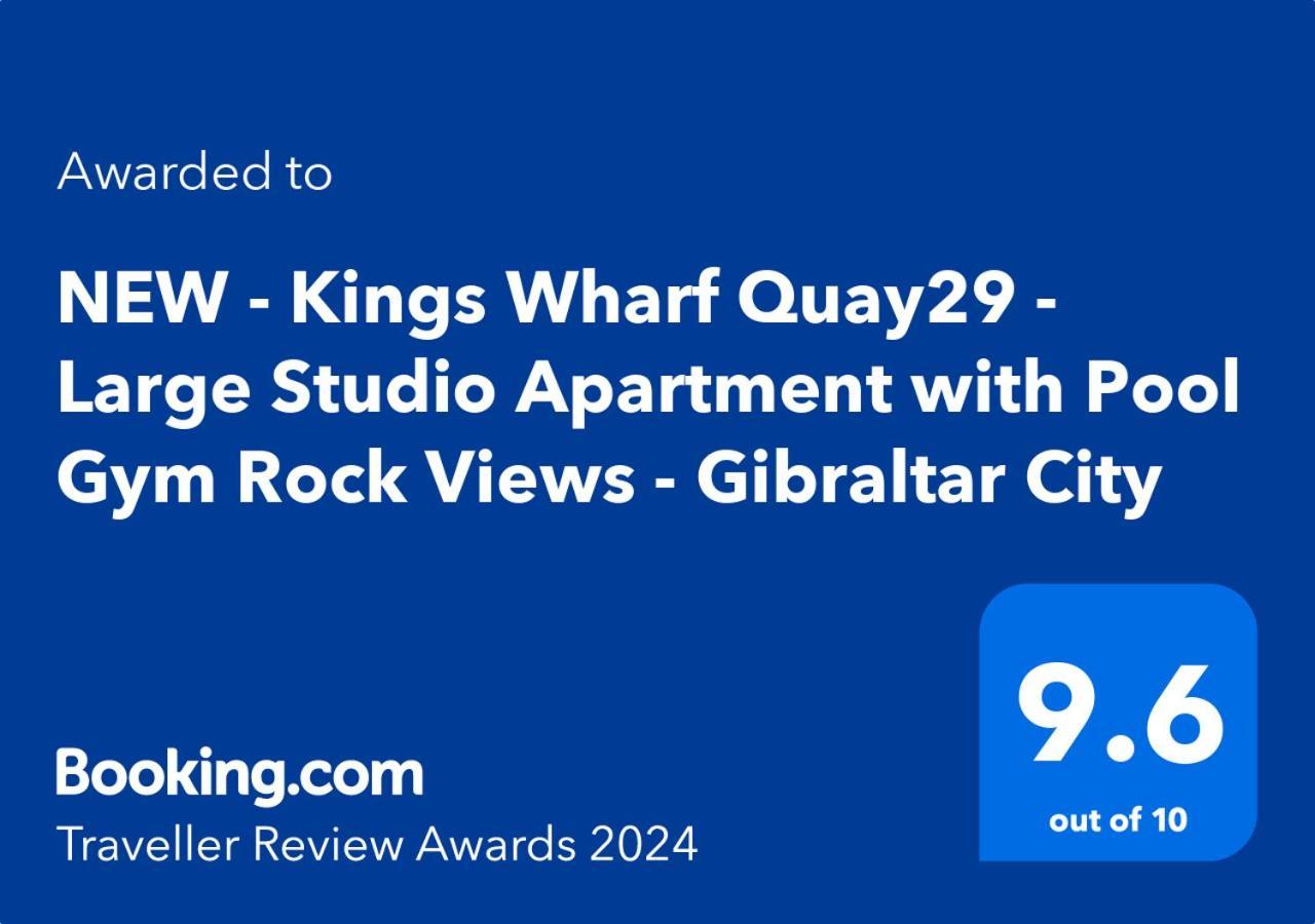 Kings Wharf Quay29 - Large Studio Apartment With 3 Pools - Gym - Rock Views - Holiday And Short Let Apartments In Gibraltár Kültér fotó